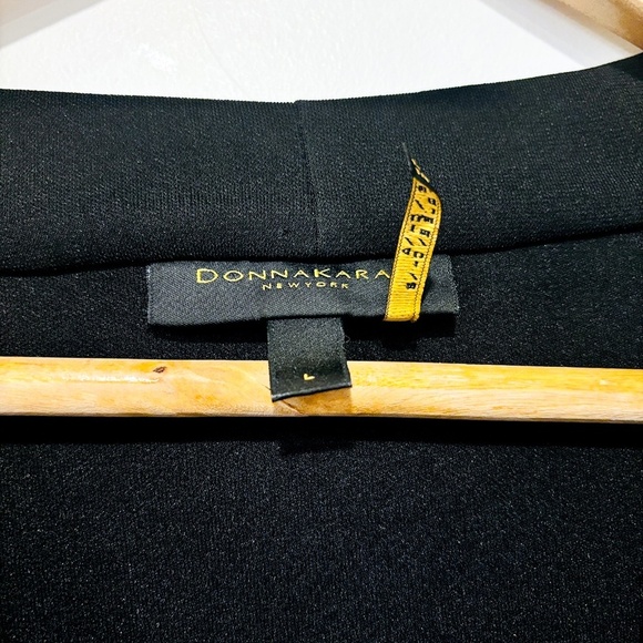 DONNA KARAN 3/4 Sleeve Scoop Neck Above The Knee Formal Hi-Lo Dress - Picture 8 of 9